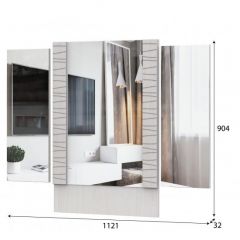 ГАММА 20 Стол туалетный + Зеркало (Серия №4) в Серове - serov.mebel24.online | фото 3