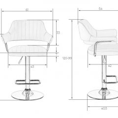 Стул барный DOBRIN CHARLY LM-5019 (черный) в Серове - serov.mebel24.online | фото 2