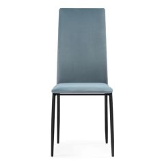 Стул на металлокаркасе Tod light blue / black в Серове - serov.mebel24.online | фото