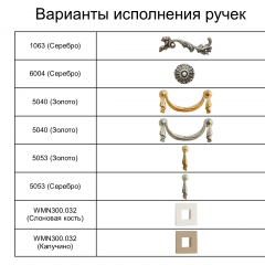 Тумба прикроватная Тиффани Premium слоновая кость/золото (ТФТП-1(П) в Серове - serov.mebel24.online | фото 2