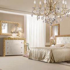 Тумба прикроватная Тиффани Premium слоновая кость/золото (ТФТП-1(П) в Серове - serov.mebel24.online | фото 4