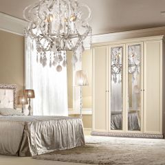 Тумба прикроватная Тиффани штрих-лак/серебро (ТФТП-1) в Серове - serov.mebel24.online | фото 2
