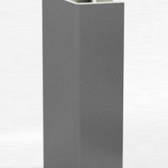 Угловое соединение для цоколя 135 гр. h100 мм (Алюминий, Белый, Черный, Сонома) в Серове - serov.mebel24.online | фото