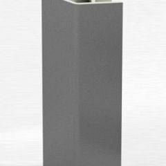 Угловое соединение для цоколя 135 гр. h150 мм (Алюминий, Белый, Черный, Сономаый) в Серове - serov.mebel24.online | фото 1