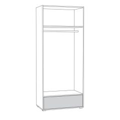 Вуди Шкаф для одежды 13.138 в Серове - serov.mebel24.online | фото 2