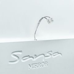 Зеркало Gia 75 white с подсветкой Sansa (SGa1044Z) в Серове - serov.mebel24.online | фото 5