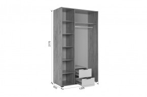 АДАМ Спальный гарнитур (модульный) графит в Серове - serov.mebel24.online | фото 18