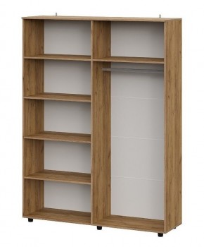 БАЙКАЛ Шкаф четырехстворчатый (Графит/Дуб золотой) в Серове - serov.mebel24.online | фото 2