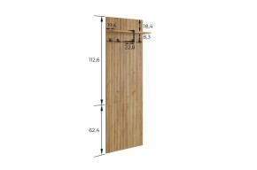 БОДРУМ Прихожая (модульная) дуб крафт золотой в Серове - serov.mebel24.online | фото 2