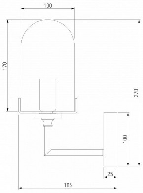 Бра Eurosvet Pluto 60156/1 хром в Серове - serov.mebel24.online | фото 2