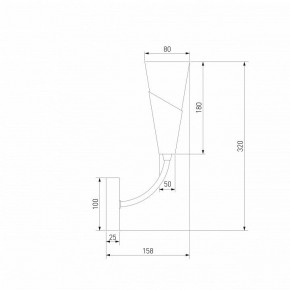 Бра Eurosvet Rhyton 60167/1 никель в Серове - serov.mebel24.online | фото 6