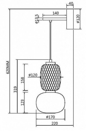 Бра Maytoni Pattern MOD267WL-L18G3K в Серове - serov.mebel24.online | фото 4