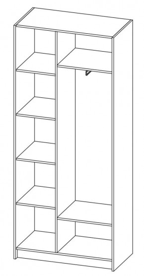 ДАРЬЯ Шкаф (Крафт серый/Крафт белый) гостиная в Серове - serov.mebel24.online | фото 6