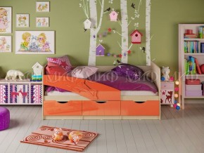 ДЕЛЬФИН Кровать 1800 (Оранжевый металлик) в Серове - serov.mebel24.online | фото 1