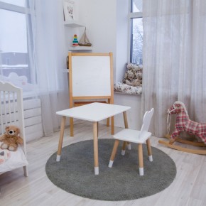 Детский комплект стол и стул «Мишка» Rolti Baby (белый/береза, массив березы/мдф) в Серове - serov.mebel24.online | фото 4