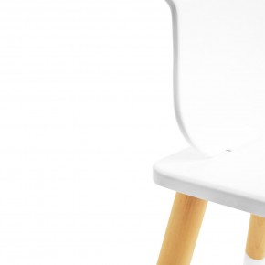 Детский комплект стол и стул «Мишка» Rolti Baby (белый/береза, массив березы/мдф) в Серове - serov.mebel24.online | фото 5