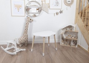 Детский стол Rolti Baby «Облачко»  (белый/береза, массив березы/мдф) в Серове - serov.mebel24.online | фото