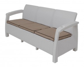 Диван Yalta Premium Sofa 3 Set (Ялта) белый (+подушки под спину) в Серове - serov.mebel24.online | фото