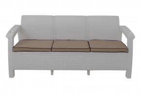 Диван Yalta Premium Sofa 3 Set (Ялта) белый (+подушки под спину) в Серове - serov.mebel24.online | фото 2