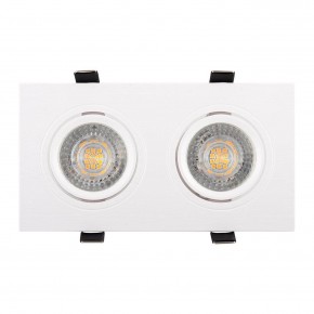 DK3022-WH Встраиваемый светильник, IP 20, 10 Вт, GU5.3, LED, белый, пластик в Серове - serov.mebel24.online | фото 2