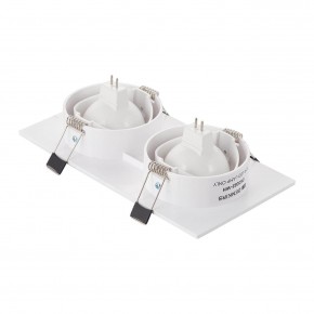 DK3022-WH Встраиваемый светильник, IP 20, 10 Вт, GU5.3, LED, белый, пластик в Серове - serov.mebel24.online | фото 3