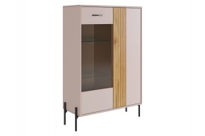 ДОМИНИКА Комод (со стеклом) в Серове - serov.mebel24.online | фото
