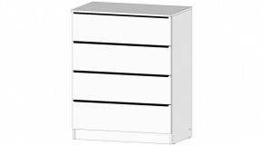 ЭЛЕГАНТ Комод 4 ящика (белый) в Серове - serov.mebel24.online | фото