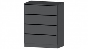 ЭЛЕГАНТ Комод 4 ящика (графит) в Серове - serov.mebel24.online | фото