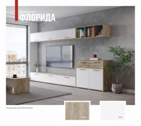 ФЛОРИДА Гостиная (модульная) дуб серый/белый в Серове - serov.mebel24.online | фото