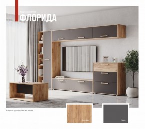 ФЛОРИДА Гостиная (модульная) дуб золотой/графит в Серове - serov.mebel24.online | фото