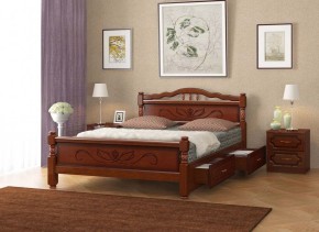 КАРИНА-5 Кровать из массива 1200 с 2-мя ящиками в Серове - serov.mebel24.online | фото 3