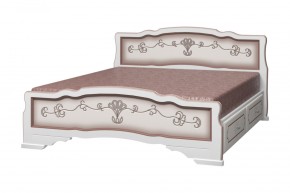 КАРИНА-6 Кровать из массива 1200 с 2-мя ящиками в Серове - serov.mebel24.online | фото 3