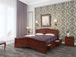 КАРИНА-6 Кровать из массива 1200 с 2-мя ящиками в Серове - serov.mebel24.online | фото 6