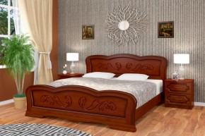 КАРИНА-8 Кровать из массива (Орех) в Серове - serov.mebel24.online | фото