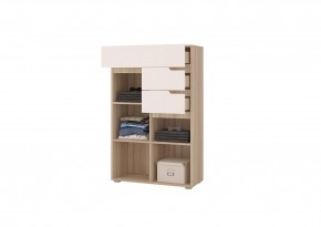 Комод АНТАЛИЯ (Сонома/Графит софт) в Серове - serov.mebel24.online | фото 2