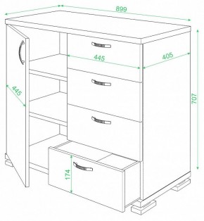 Комод Домино ТБ-4МН в Серове - serov.mebel24.online | фото 2