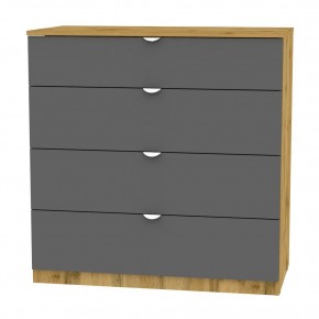 Комод K-93x90x45-1-TR (ДВ-Графит)​​​​​​​ Калисто в Серове - serov.mebel24.online | фото
