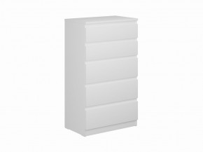 Комод КАСТОР с пятью ящиками, цвет белый в Серове - serov.mebel24.online | фото