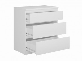 Комод КАСТОР с тремя ящиками, цвет белый в Серове - serov.mebel24.online | фото 2