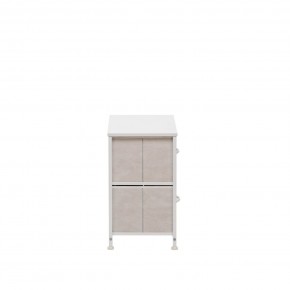Комод Leset Линкс 2 ящ. (к/з), Каркас Белый, ящики Белые в Серове - serov.mebel24.online | фото 4