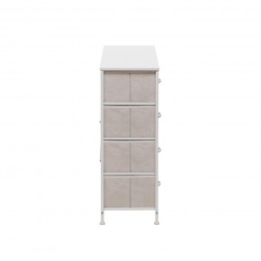 Комод Leset Линкс 8 ящ. (к/з), Каркас Белый, ящики Белые в Серове - serov.mebel24.online | фото 5