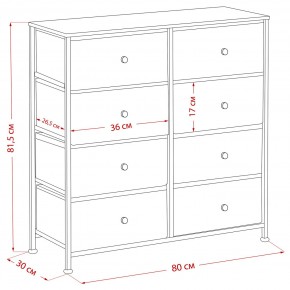 Комод Leset Линкс 8 ящиков (МДФ) в Серове - serov.mebel24.online | фото 12