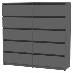 Комод Malta light K154 (Графит) в Серове - serov.mebel24.online | фото