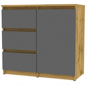 Комод Malta light K186 (ДВ-Графит) в Серове - serov.mebel24.online | фото