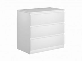 Комод МАЛЬТА с тремя выдвижными ящиками, цвет белый в Серове - serov.mebel24.online | фото