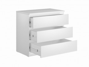 Комод МАЛЬТА с тремя выдвижными ящиками, цвет белый в Серове - serov.mebel24.online | фото 3