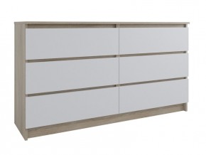 Комод МОРИ МК 1380.6 (Дуб Сонома/Белый) в Серове - serov.mebel24.online | фото 1