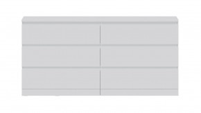Комод Варма 6Д большой с шестью выдвижными ящиками, цвет белый в Серове - serov.mebel24.online | фото 2