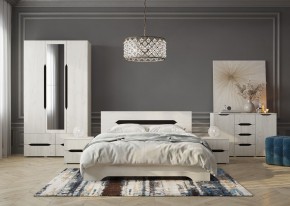 Комод Вега 1200 (Крафт белый - Венге) в Серове - serov.mebel24.online | фото 3