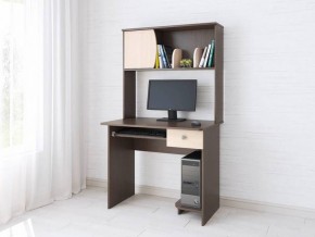 Компьютерный стол Грета-4 венге/дуб молочный в Серове - serov.mebel24.online | фото